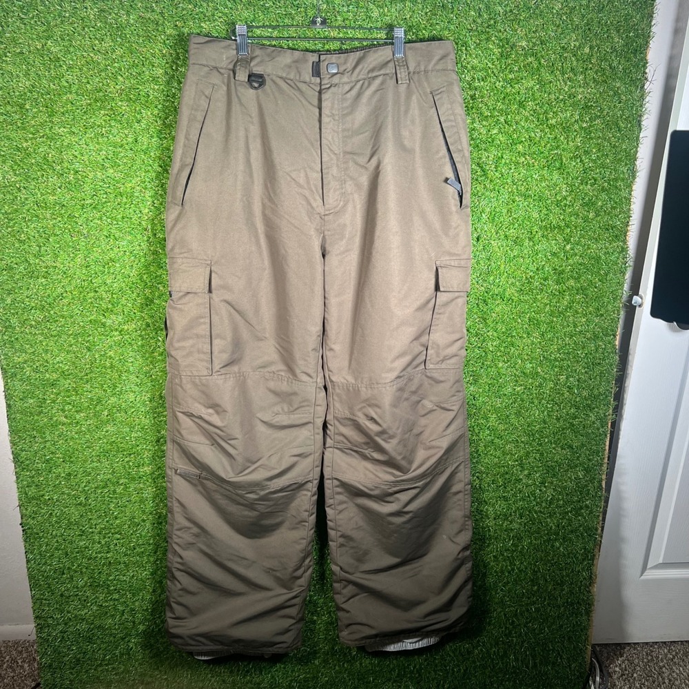 Turbine Performance Boardwear Mens 2XL Brown Insulated Snow‎ Ski Cargo Pants